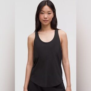 Lululemon Love Tank Top Pleated - Size 6 - Black